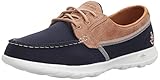 Skechers Go Walk Lite Coral, Náuticos Mujer, Navy, 38 EU