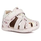 Geox B ELTHAN GIRL, Sandalia para Bebé-Niñas, LT PINK/WHITE, 21 EU