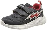 Geox B Sprintye Boy A, Sneakers para Bebé Niño, Multicolor (Navy/Red), 20 EU