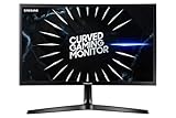 Samsung Monitor Curvo Gaming C24RG52FZR de 24'' Full HD (1920x1080, 4ms, 144 Hz, FreeSync, Flicker-Free, LED, VA, 16:9, 3000:1, 1800R, 250 cd/m², 178°, HDMI, Base en V) Negro