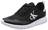 Calvin Klein Jeans Mujer Sneakers Running Spor Run Eva Slipon Over Mesh Zapatillas Deportivas, Negro (Black), 39