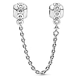 PANDORA Abalorio Cadena de seguridad 791088-05 Mujer Plata Love connection