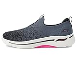 Skechers Go Walk Arch Fit Lunar Views, Zapatillas Mujer, Black, 42 EU