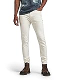 G-STAR RAW Jeans D-Staq 3D Slim Para Hombre, Blanco (white gd D05385-C258-G006), 31W / 34L