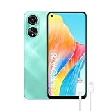 OPPO A78 - Smartphone Libre, 8GB+128GB, Pantalla OLED 6.5', Cámara 50+2+8MP, Android, Batería 5000mAh, Carga Rápida 67W - Verde