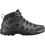 Salomon X Braze Mid Gore-Tex Zapatillas Impermeables Outdoor para Mujer, Básicos para el senderismo, Diseño deportivo, Uso versátil, Black, 39 1/3