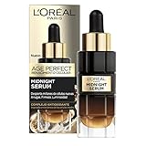 L'Oreal Paris Expert Midnight Serum Age Perfect Renacimiento Celular Con Complejo Antioxidante. Facial Noche. Renueva La Piel Noche Tras Aporta Firmeza Y Luminosidad A Piel, 30 ml