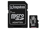 Kingston Canvas Select Plus Tarjeta microSD, SDCS2/128GB Class 10 con Adaptador SD, garantía de por vida con el fabricante.