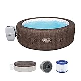 BESTWAY Spa Hinchable Lay-Z-Spa St.Moritz Airjet para 5-7 personas 216x71cm Marrón