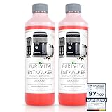 PURIVITA - Universal Descalcificador Cafetera - Antical Cafetera y mucho más - Decalcificador para todas las marcas de primera calidad (2 x 750ml)