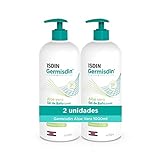 ISDIN Germisdin Aloe Vera Higiene Corporal de Uso Diario Gel de Baño Syndet con Aloe Vera Recomendado para Piel Seca o con Tendencia al Picor,1 L (Paquete de 2)