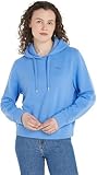 Tommy Hilfiger 1985 RLX Mini Corp Logo Hoodie WW0WW40274 Sudadera con Capucha, Azul (Blue Spell), M para Mujer