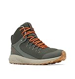 Columbia TRAILSTORM MID WATERPROOF OMNI HEAT Botas Montaña De Senderismo Y Trekking impermeables Hombre , Verde (Gravel x Warm Copper), 41 EU