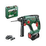 Bosch Taladro Percutor A Batería Universalhammer 18V (1 Batería De 4,0 Ah, Sistema De 18V; Taladrado/Taladrado Con Percutor/Cincelado; Energía De Impacto 2 J, Sds Plus, Maletín De Transporte)