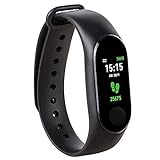 Kounga FitPro Tonic, Pulsera de Actividad Inteligente con Monitor de Sueño, Podómetro, Contador de Calorías, Pantalla a Color