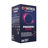 Control Preservativos Finissimo Senso. Caja Pack Ahorro 24 Condones Lubricados Más Fino. Con Ajuste Perfecto para Mayor Sensibilidad y una Relación de Sexo Segura.