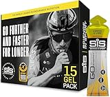 Science in Sport GO Geles Energéticos Isotónicos, 22 gr de carbohidratos, Bajos en azúcar, sabor lima limón, 60 ml por porción, Pack de 15