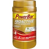 PowerBar Isoactive Red Fruit 600 g - Bebida Deportiva Isotónica - 5 Electrolitos + C2MAX