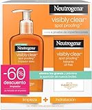 Neutrogena Rutina de Cuidado Facial Visibly Clear, de Uso Diario, para Piel Propensa al Acné, con Ácido Salicílico, Limpiador Facial de 200ml y Crema Hidratante de 50 ml