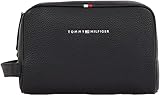 Tommy Hilfiger Hombre Neceser Essential PU Washbag Piel Sintética, Negro (Black), Talla Única