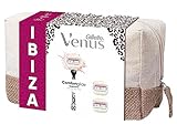 Gillette Venus Comfortglide RASOIO DONNA SPECIAL EDITION IBIZA, Lamette A 5 Lame, Rasatura Liscia E Profonda Che Dura, 1 Manico + 3 Lamette Donna, Idea Regalo KIT VIAGGIO,idea regalo san valentino