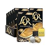 L'OR Flavours Espresso Cápsulas de Café Vainilla | Intensidad 8 | 100 Cápsulas Compatibles Nespresso (R)