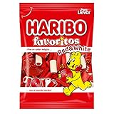 Haribo Favoritos Red and White Geles Dulces, 90g