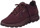 Geox D SPHERICA A, Zapatillas, Mujer, Wine, 40 EU