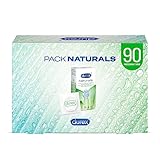 Durex Naturals Preservativos con Lubricante Natural de Base Agua, Diseñado para Ella, Pack 90 condones