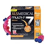 XLS Medical Multi7 Drink Actua sobre carbohidratos, azúcares y grasas, 2 sesiones Servicio de Nutricionista, origen natural, 60 sobres solubles
