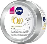 NIVEA Q10 Multi Power 4in1 Crema Reafirmante + Remodeladora (1 x 300 ml), crema corporal con coenzima Q10, crema hidratante corporal para piernas, glúteos y abdomen